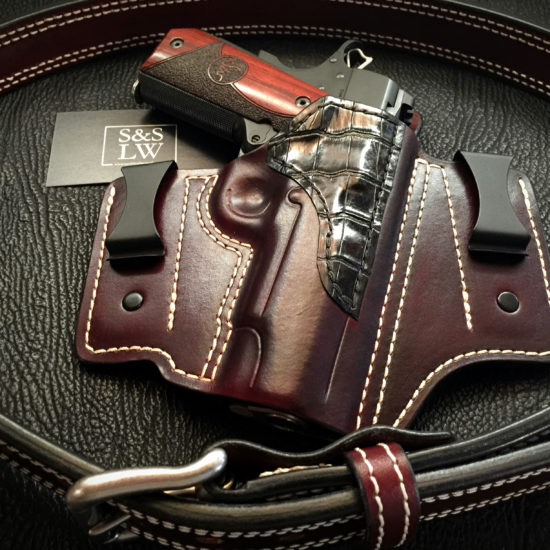 Inside Waistband (IWB) Gun Holster Style 2 – S & S Leatherworks