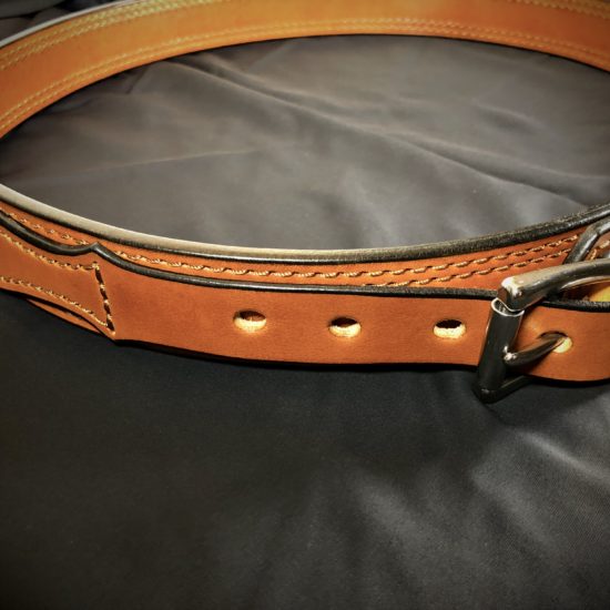 1.5″ Western Ranger Gun Belt – S & S Leatherworks